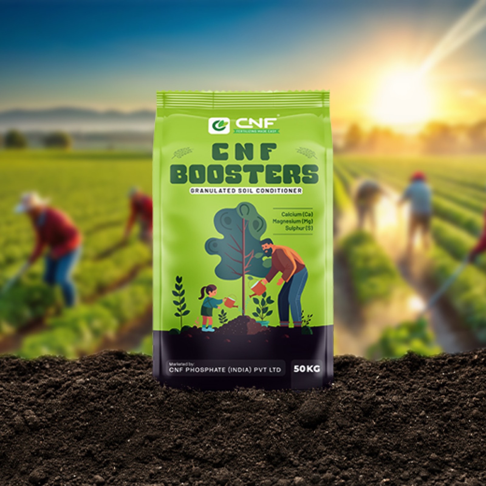 CNF Booster – Soil conditioner 50 kg bag