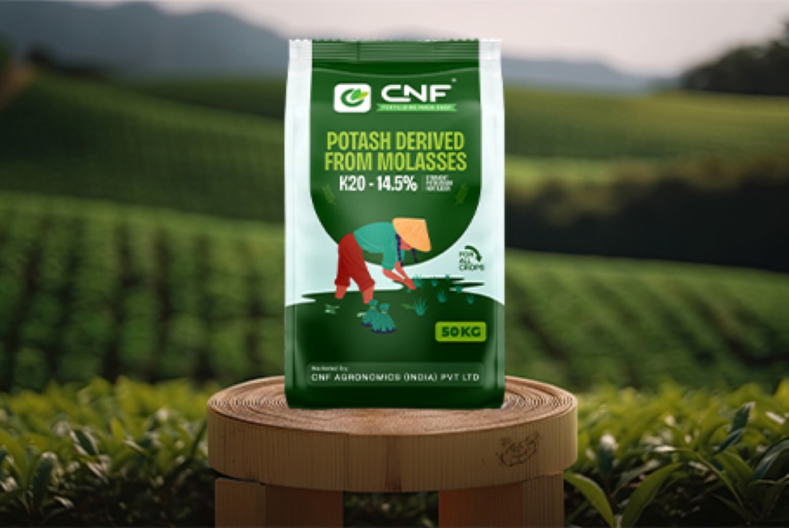 CNF PDM 14.5% – Potash Derived from Molasses 50 kg bag